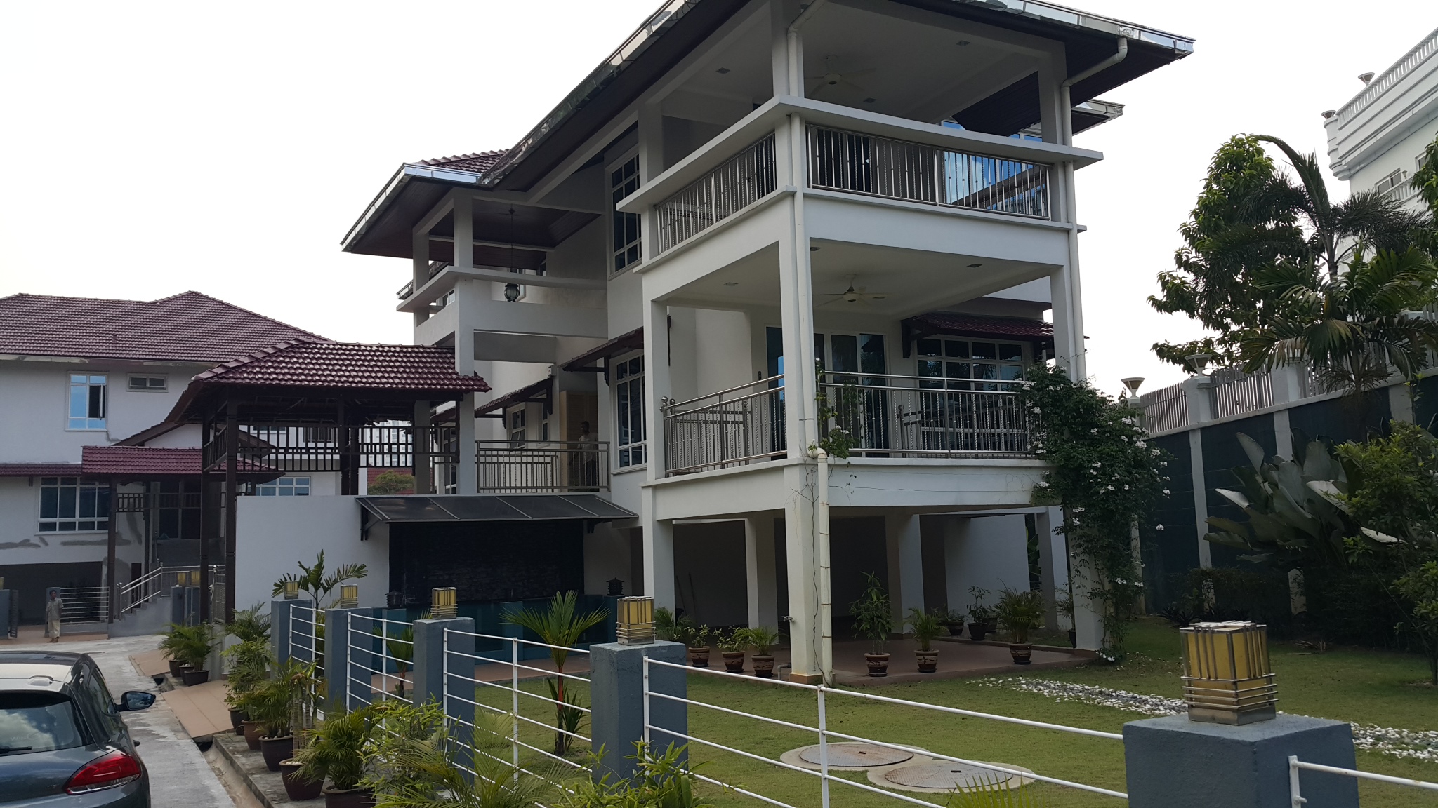 One of the detached houses for sale